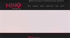Desktop Screenshot of clubminx.com.au
