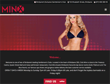 Tablet Screenshot of clubminx.com.au